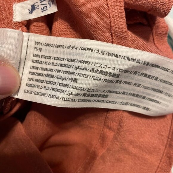 Abercrombie Kids Dusty Pink Sleeveless Romper Smocked Back 15/16 Preppy Vacation - Picture 5 of 5